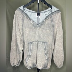 BDG Carli Seamed Mineral Wash Women's Oversized Hoodie Size Small